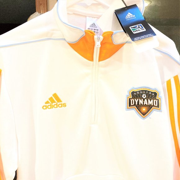 NWT Soccer Jacket Women sweat MLS Houston Dynamo Authentic Discount Shipping!! - Picture 1 of 3